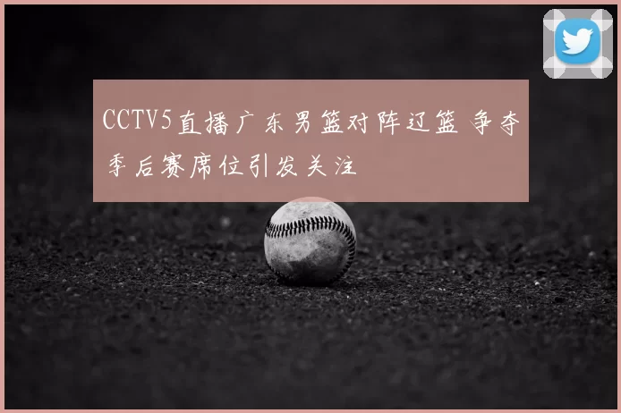 CCTV5直播广东男篮对阵辽篮 争夺季后赛席位引发关注