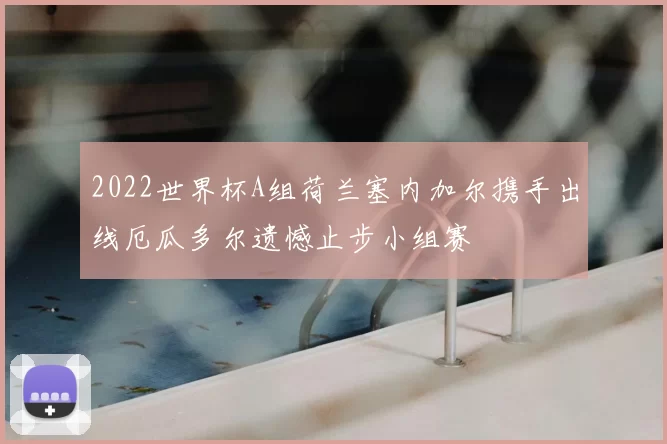 2022世界杯A组荷兰塞内加尔携手出线厄瓜多尔遗憾止步小组赛